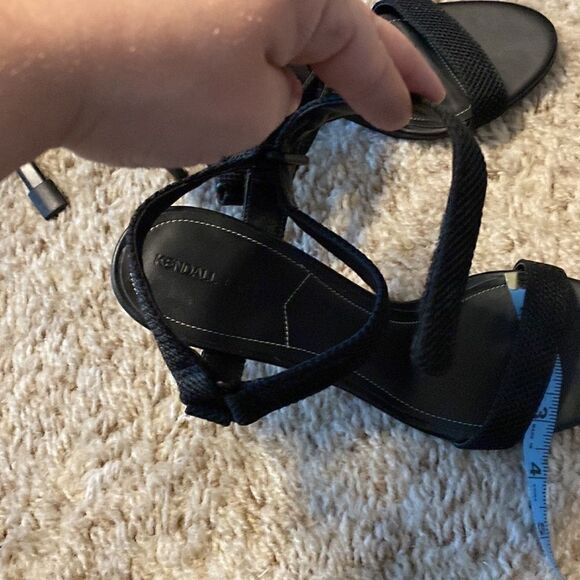 Kendall & Kyle Women's Black Sandal Stiletto’s Size 9M - Picture 12 of 13